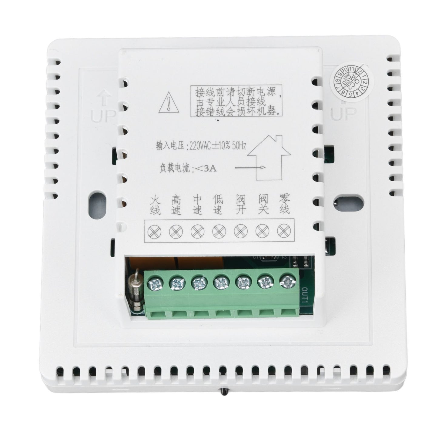 Digital Thermostat Ventilation Function Accurate LCD Display Air Conditioning Temp Controller for Home Hotel V1294-YM0523-3114220035411