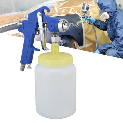 1000ml 3mm Siphon Pneumatic Air Sprayer Primer Painting Sprayer Painting Tool Blue V1294-YM0523-3114220035511