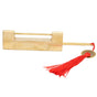 Brass Antique Padlock Spacing 5.9cm Exquisite Rustproof Chinese Old Style Fish Horizontal Padlock for Jewelry V1294-YM0523-3114220035711