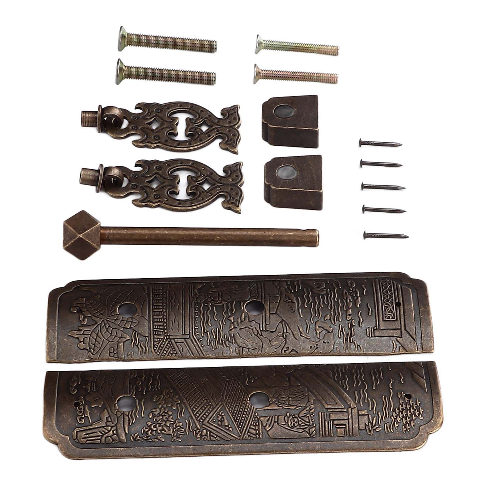 Antique Drawer Pendant Pulls Beautifully Engraved High Hardness Brass Book Cabinet Pull Handle for Dressers V1294-YM0523-3114220036111