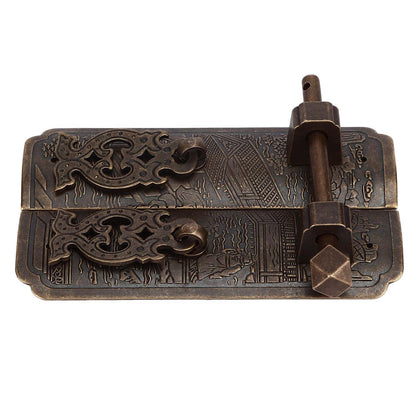 Antique Drawer Pendant Pulls Beautifully Engraved High Hardness Brass Book Cabinet Pull Handle for Dressers V1294-YM0523-3114220036111