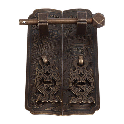 Antique Drawer Pendant Pulls Beautifully Engraved High Hardness Brass Book Cabinet Pull Handle for Dressers V1294-YM0523-3114220036111