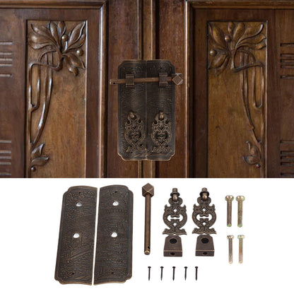 Antique Drawer Pendant Pulls Beautifully Engraved High Hardness Brass Book Cabinet Pull Handle for Dressers V1294-YM0523-3114220036111