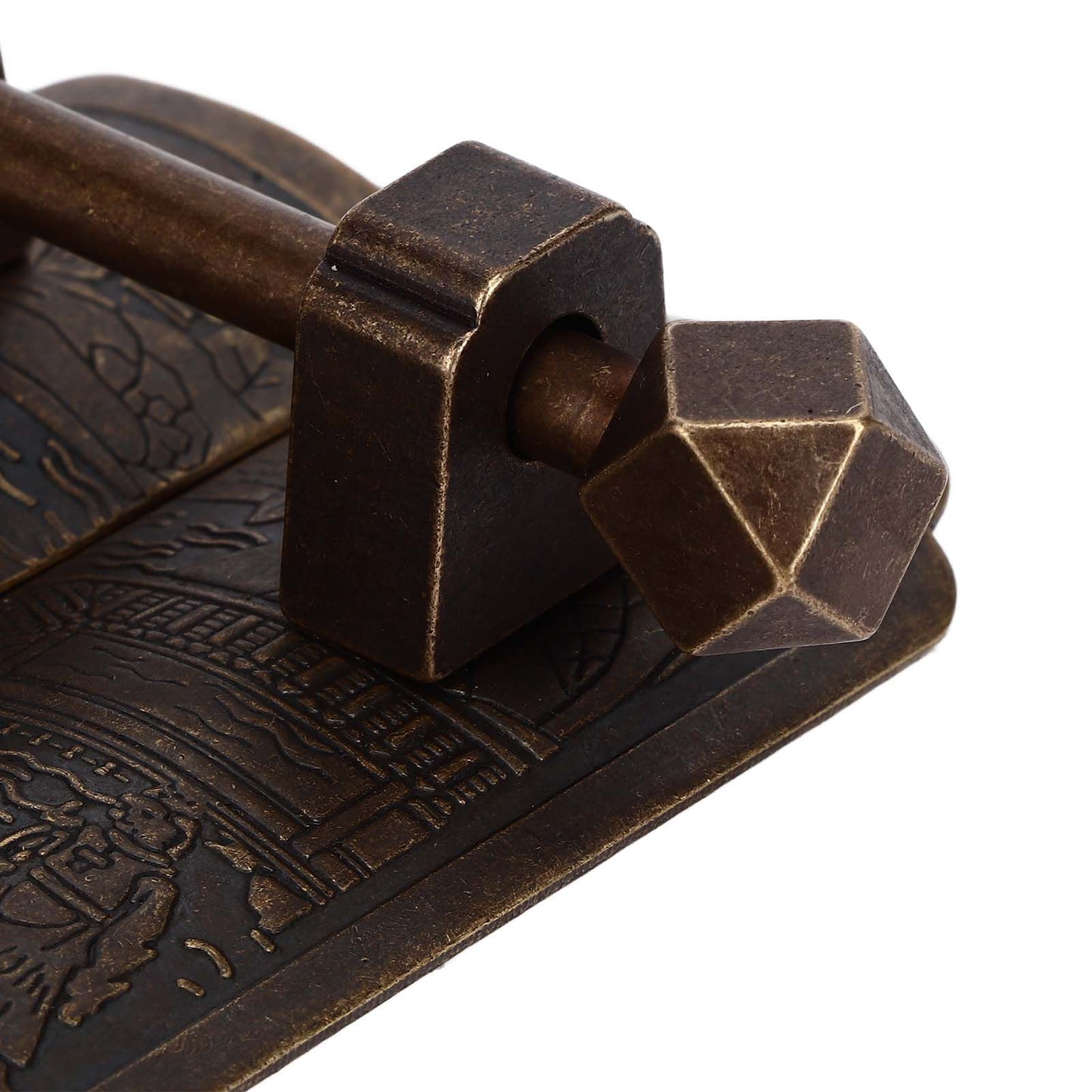 Antique Drawer Pendant Pulls Beautifully Engraved High Hardness Brass Book Cabinet Pull Handle for Dressers V1294-YM0523-3114220036111