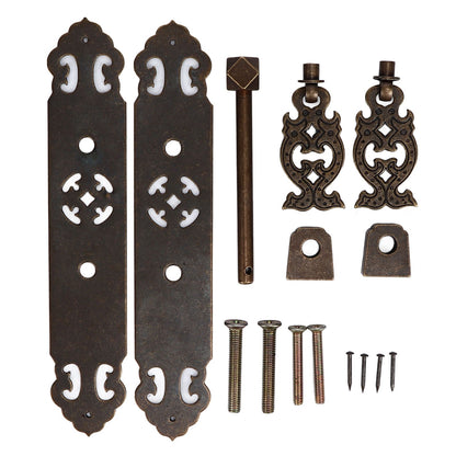 Antique Drawer Pendant Pulls Anti Rust Retro Elegant Brass Book Cabinet Pull Handle for Dressers Wardrobes V1294-YM0523-3114220036212