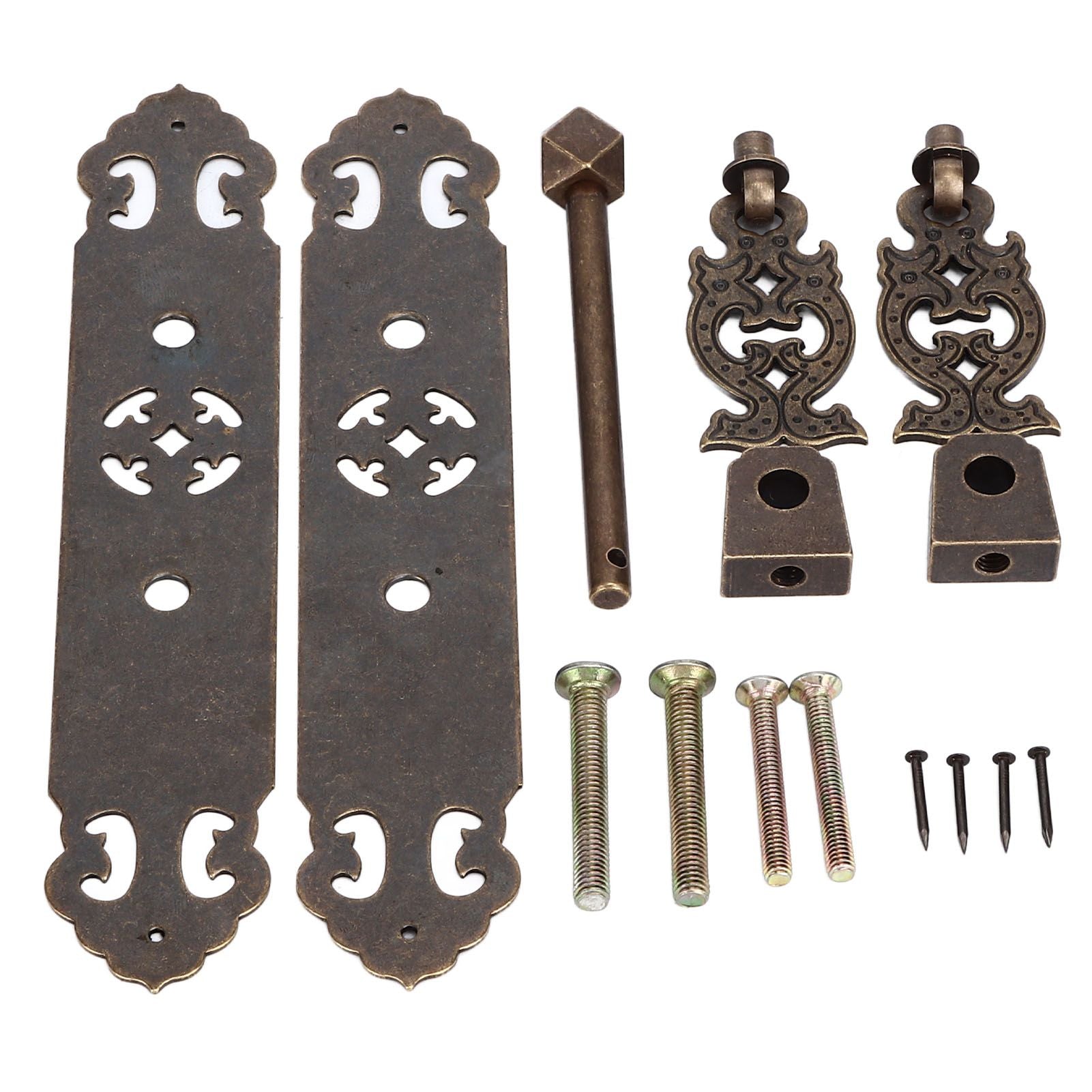 Antique Drawer Pendant Pulls Anti Rust Retro Elegant Brass Book Cabinet Pull Handle for Dressers Wardrobes V1294-YM0523-3114220036212
