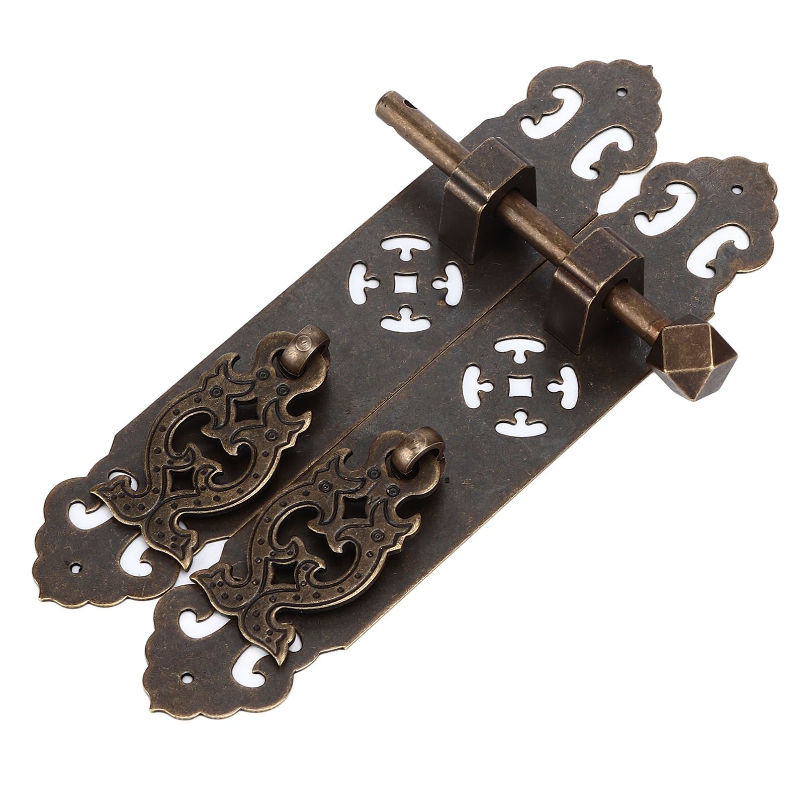 Antique Drawer Pendant Pulls Anti Rust Retro Elegant Brass Book Cabinet Pull Handle for Dressers Wardrobes V1294-YM0523-3114220036212