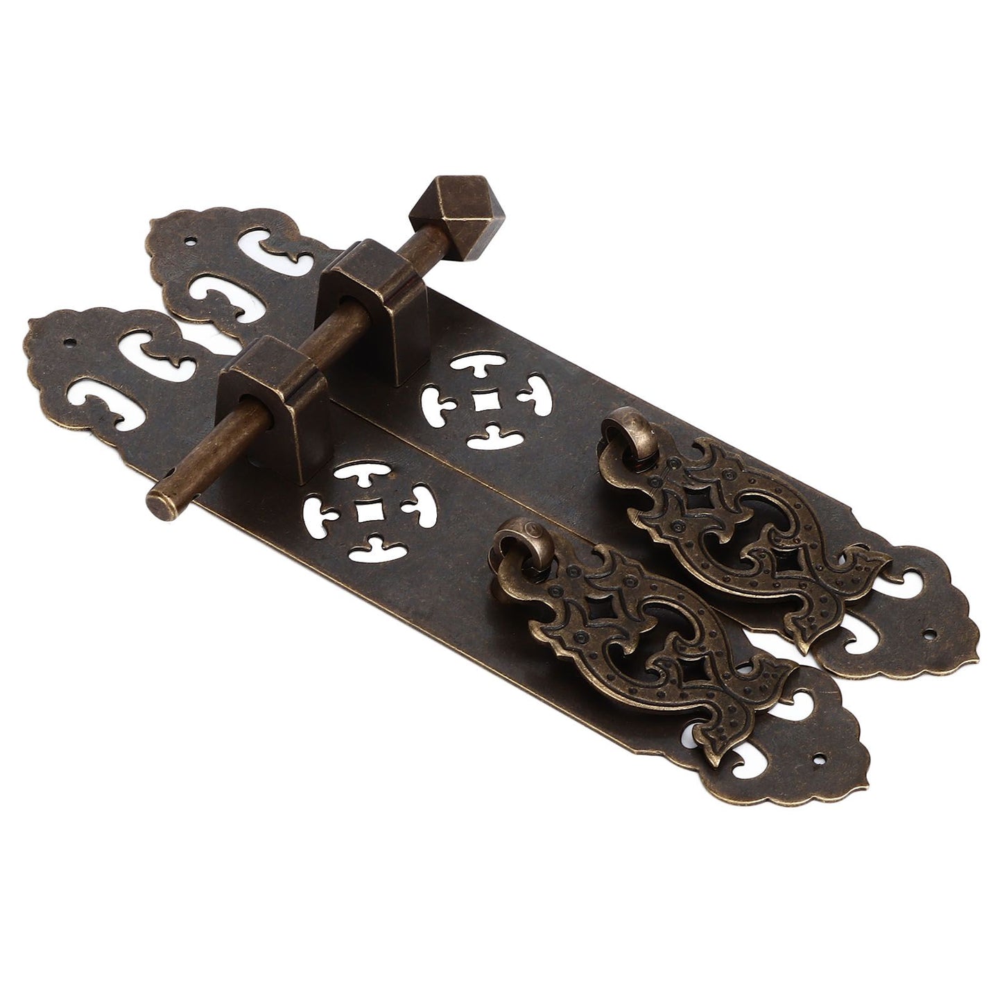 Antique Drawer Pendant Pulls Anti Rust Retro Elegant Brass Book Cabinet Pull Handle for Dressers Wardrobes V1294-YM0523-3114220036212