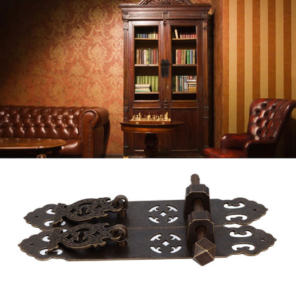 Antique Drawer Pendant Pulls Anti Rust Retro Elegant Brass Book Cabinet Pull Handle for Dressers Wardrobes V1294-YM0523-3114220036212