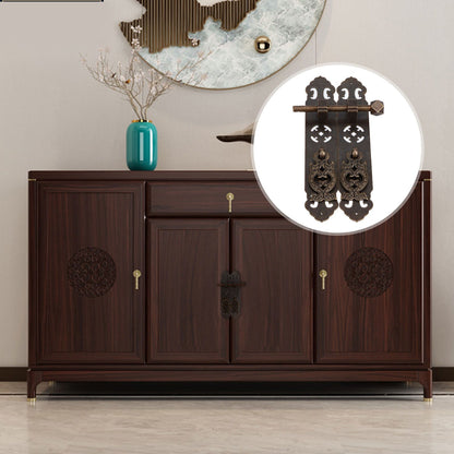 Antique Drawer Pendant Pulls Anti Rust Retro Elegant Brass Book Cabinet Pull Handle for Dressers Wardrobes V1294-YM0523-3114220036212