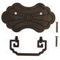 Antique Drawer Handle 12.8x7cm Wealth Blossoms Retro Chinese Style Brass Vintage Drawer Pulls with 2 Screws V1294-YM0523-3114220036411