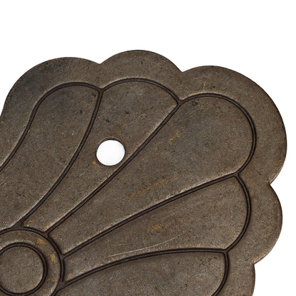 Antique Drawer Handle 12.8x7cm Wealth Blossoms Retro Chinese Style Brass Vintage Drawer Pulls with 2 Screws V1294-YM0523-3114220036411
