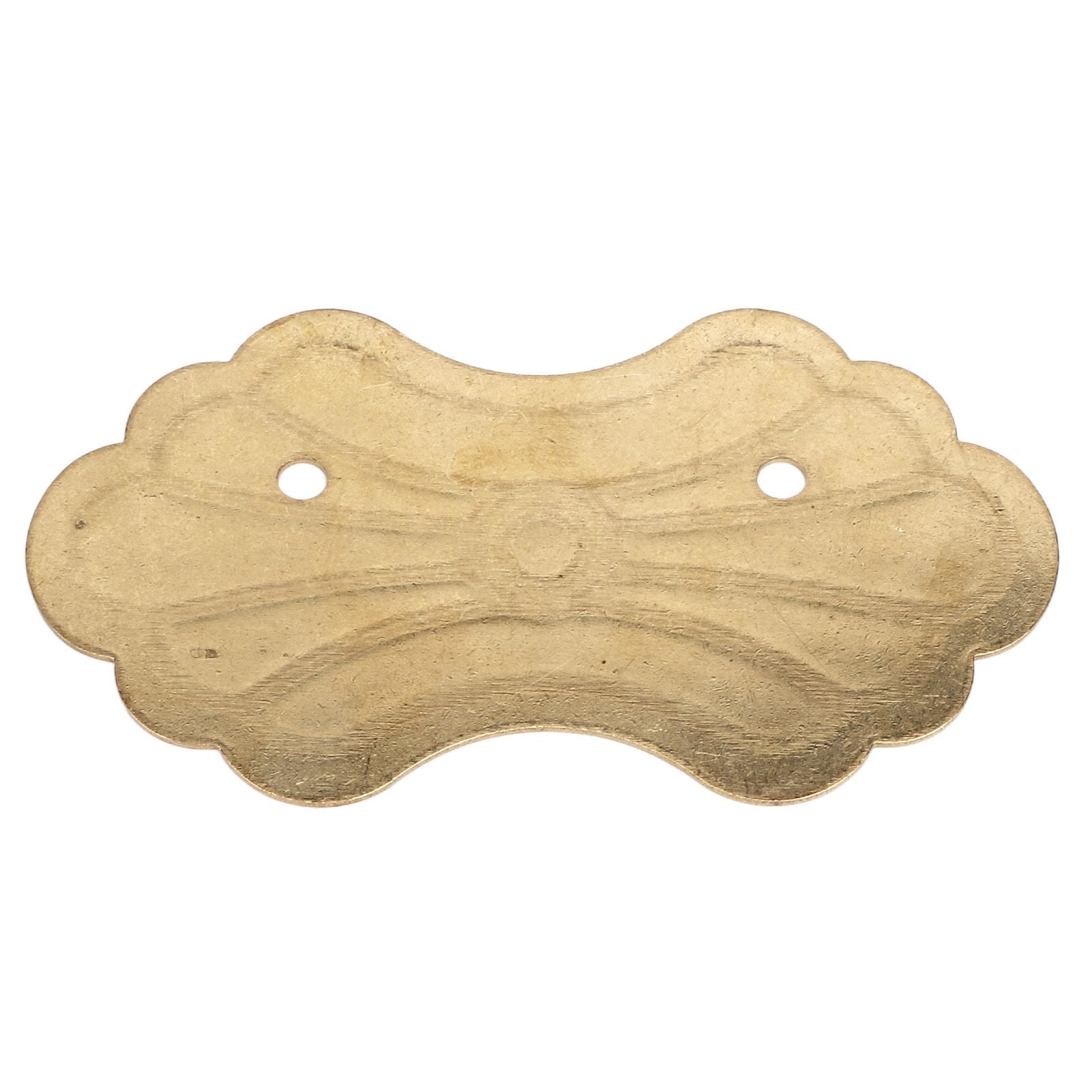 Antique Drawer Handle 12.8x7cm Wealth Blossoms Retro Chinese Style Brass Vintage Drawer Pulls with 2 Screws V1294-YM0523-3114220036412