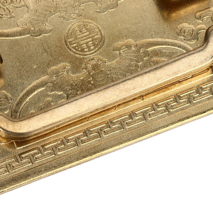 Antique Drawer Handle Tetragonal Bat Handle Antique Chinese Retro Style Drawer Pulls with 2 Screws for V1294-YM0523-3114220036511