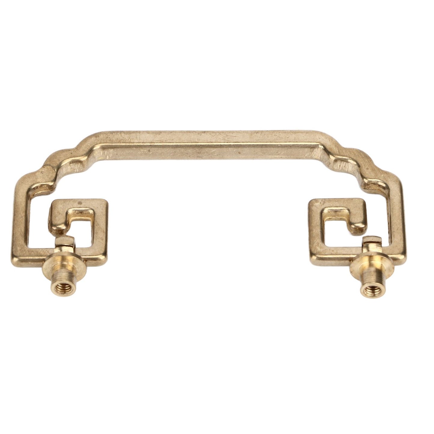 Antique Drawer Handle Tetragonal Bat Handle Antique Chinese Retro Style Drawer Pulls with 2 Screws for V1294-YM0523-3114220036511