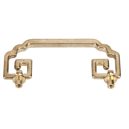 Antique Drawer Handle Tetragonal Bat Handle Antique Chinese Retro Style Drawer Pulls with 2 Screws for V1294-YM0523-3114220036511
