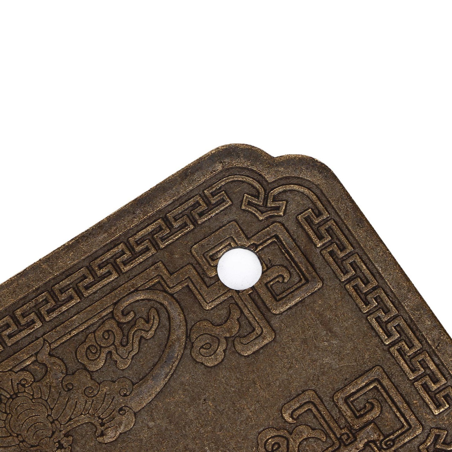 Antique Drawer Handle Tetragonal Bat Handle Antique Chinese Retro Style Drawer Pulls with 2 Screws for V1294-YM0523-3114220036512