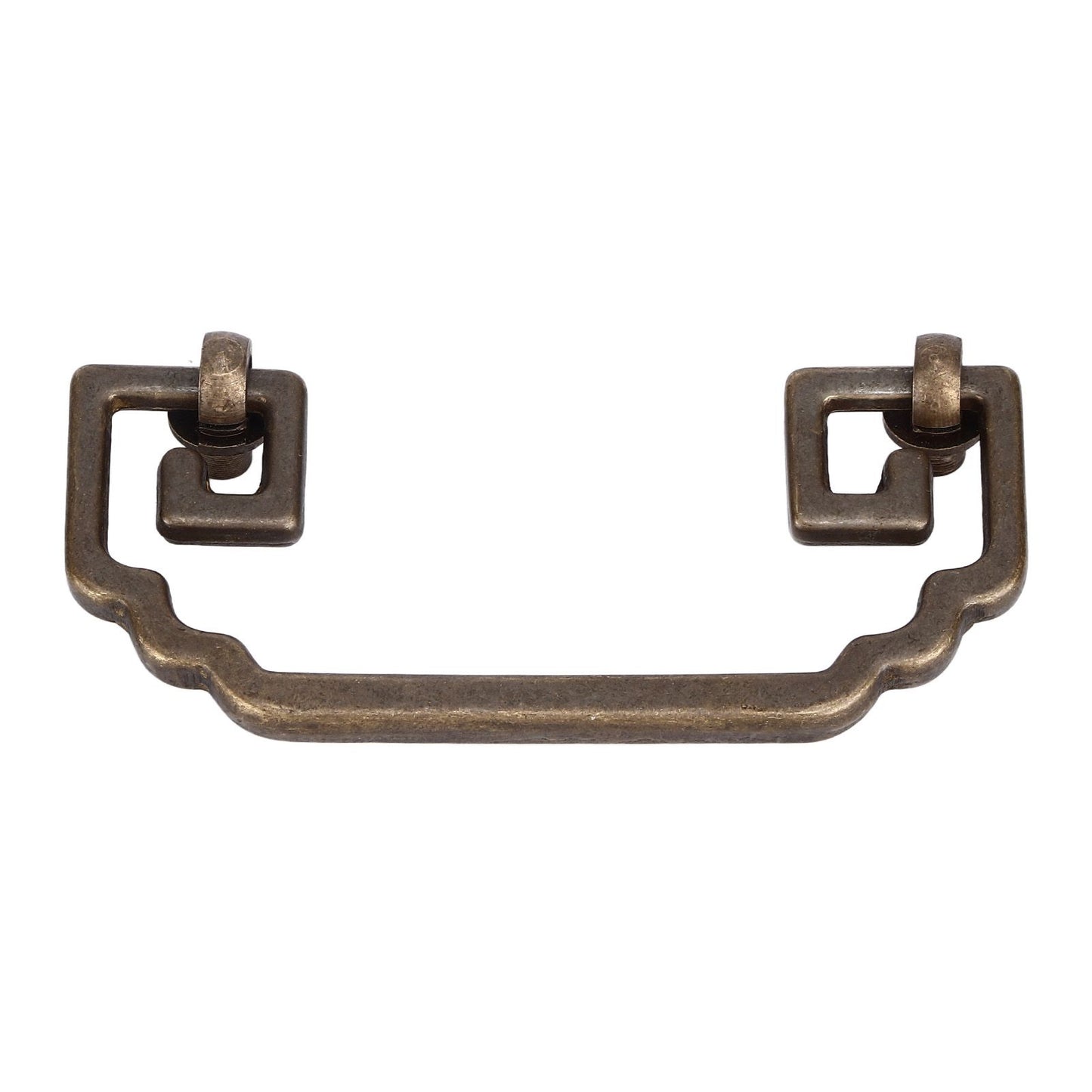 Antique Drawer Handle Tetragonal Bat Handle Antique Chinese Retro Style Drawer Pulls with 2 Screws for V1294-YM0523-3114220036512