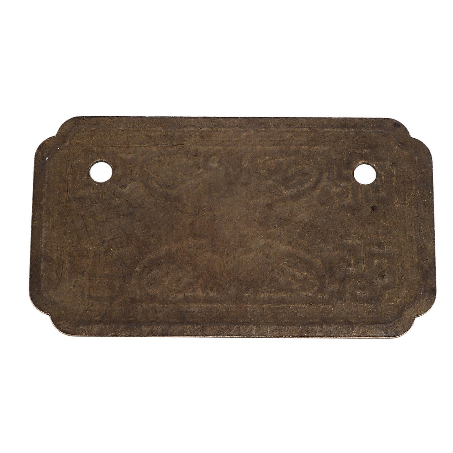 Antique Drawer Handle Tetragonal Bat Handle Antique Chinese Retro Style Drawer Pulls with 2 Screws for V1294-YM0523-3114220036512
