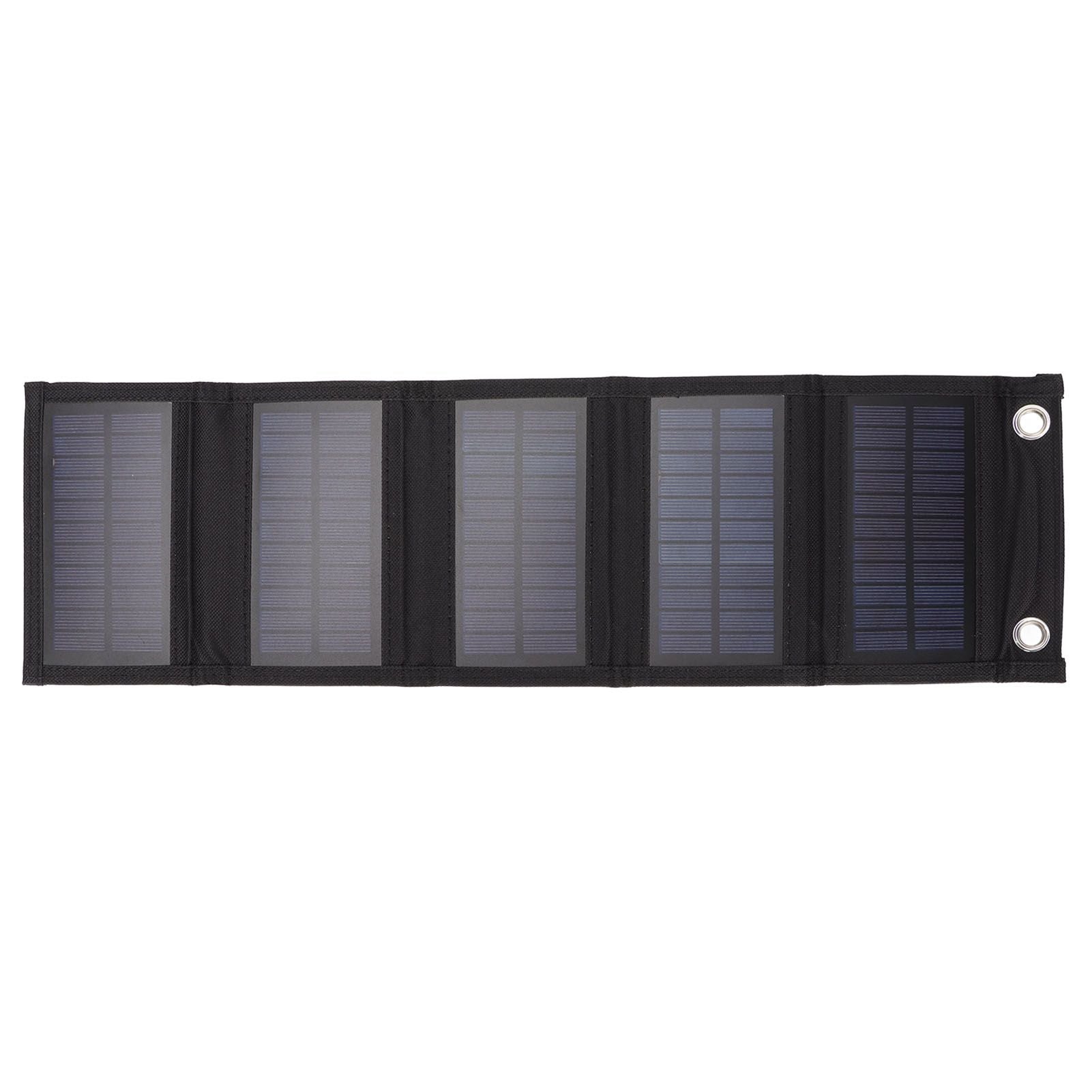 Solar Panel Charger 10W 5V High Conversion Efficiency Semi Flexible Foldable Portable Solar Panel for Mobile V1294-YM0523-3114220037511