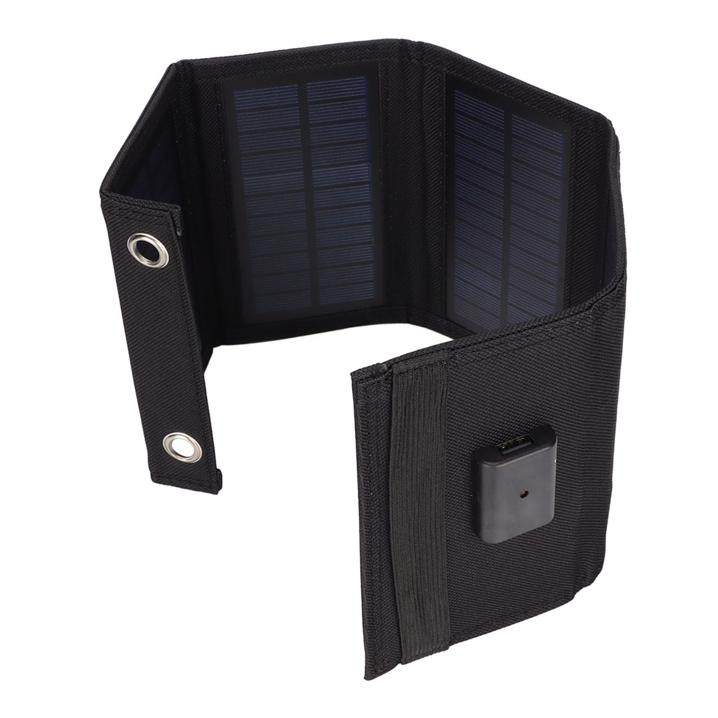 Solar Panel Charger 10W 5V High Conversion Efficiency Semi Flexible Foldable Portable Solar Panel for Mobile V1294-YM0523-3114220037511