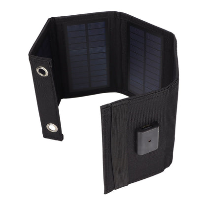 Solar Panel Charger 10W 5V High Conversion Efficiency Semi Flexible Foldable Portable Solar Panel for Mobile V1294-YM0523-3114220037511