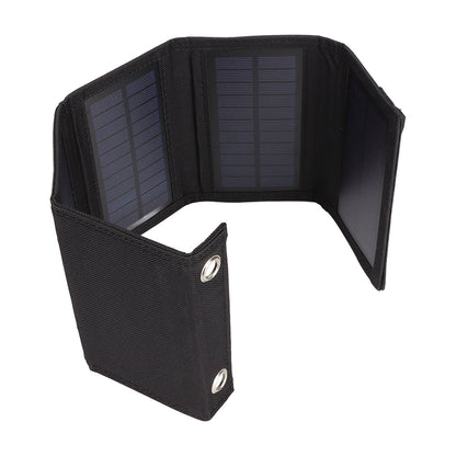 Solar Panel Charger 10W 5V High Conversion Efficiency Semi Flexible Foldable Portable Solar Panel for Mobile V1294-YM0523-3114220037511