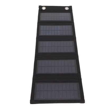 Solar Panel Charger 10W 5V High Conversion Efficiency Semi Flexible Foldable Portable Solar Panel for Mobile V1294-YM0523-3114220037511