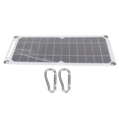 Solar Panel 6W 5V Monocrystalline Silicon Durable Semi Flexible Portable Solar Panel Charger for Car Boat V1294-YM0523-3114220037911