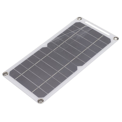 Solar Panel 6W 5V Monocrystalline Silicon Durable Semi Flexible Portable Solar Panel Charger for Car Boat V1294-YM0523-3114220037911