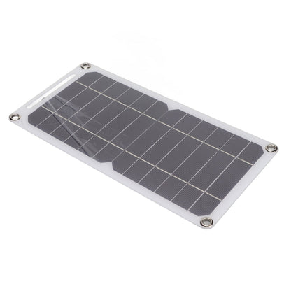 Solar Panel 6W 5V Monocrystalline Silicon Durable Semi Flexible Portable Solar Panel Charger for Car Boat V1294-YM0523-3114220037911