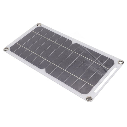 Solar Panel 6W 5V Monocrystalline Silicon Durable Semi Flexible Portable Solar Panel Charger for Car Boat V1294-YM0523-3114220037911