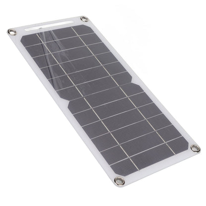 Solar Panel 6W 5V Monocrystalline Silicon Durable Semi Flexible Portable Solar Panel Charger for Car Boat V1294-YM0523-3114220037911