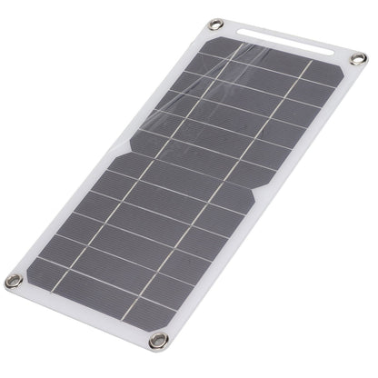 Solar Panel 6W 5V Monocrystalline Silicon Durable Semi Flexible Portable Solar Panel Charger for Car Boat V1294-YM0523-3114220037911