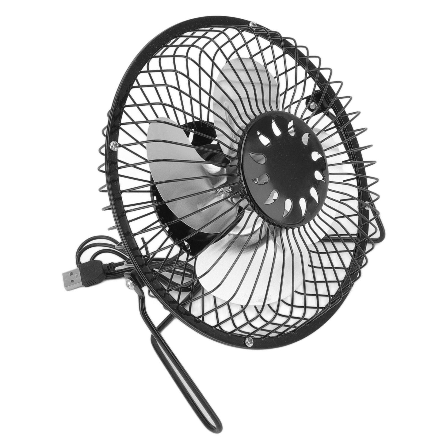 Mini Solar Fan 6V 3.5W USB Solar Powered Black Polysilicon Material Portable Solar Panel Fan for Picnic V1294-YM0523-3114220038211