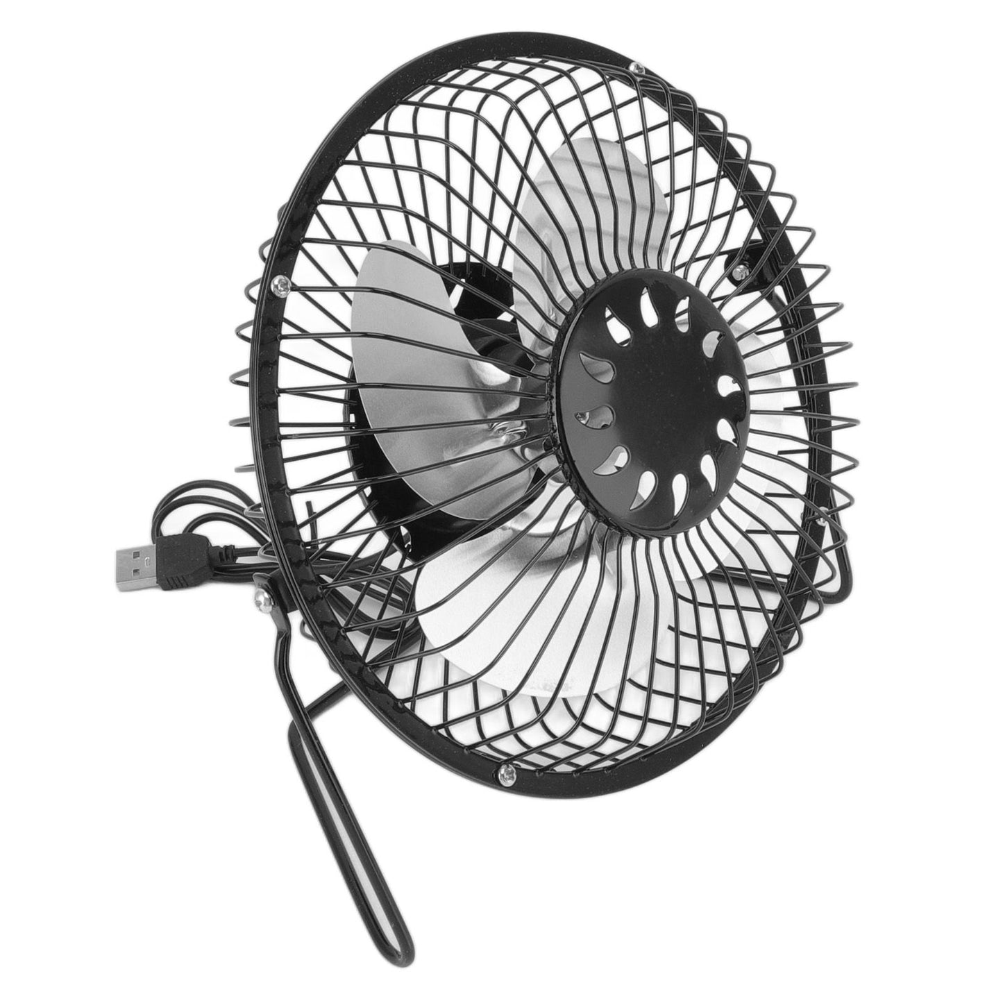 Mini Solar Fan 6V 3.5W USB Solar Powered Black Polysilicon Material Portable Solar Panel Fan for Picnic V1294-YM0523-3114220038211