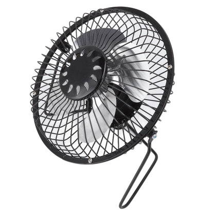 Mini Solar Fan 6V 3.5W USB Solar Powered Black Polysilicon Material Portable Solar Panel Fan for Picnic V1294-YM0523-3114220038211