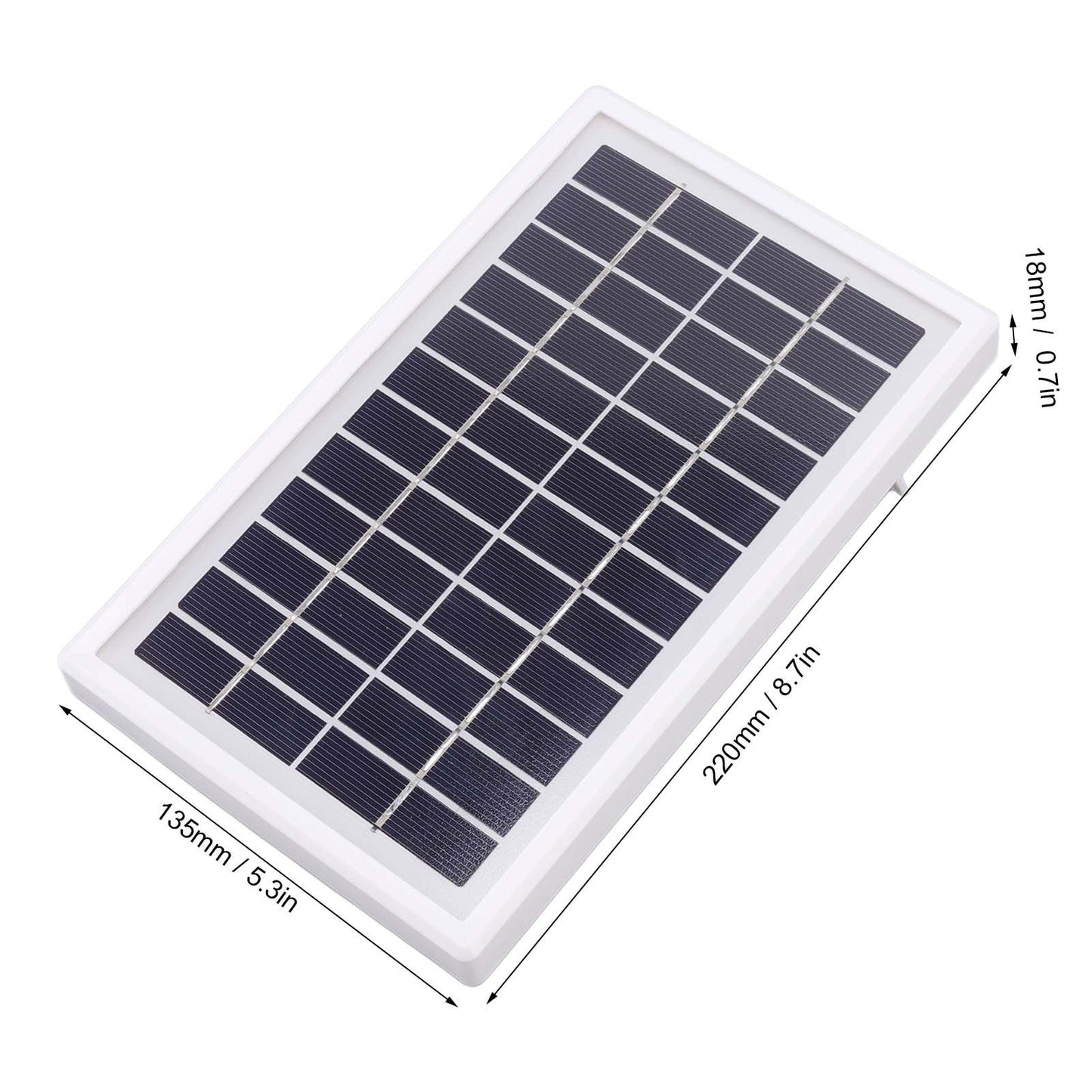 Portable Solar Panel DC 12V 3W High Conversion Efficiency Semi Flexible Solar Cell Panel for Mobile Phone Car V1294-YM0523-3114220039311