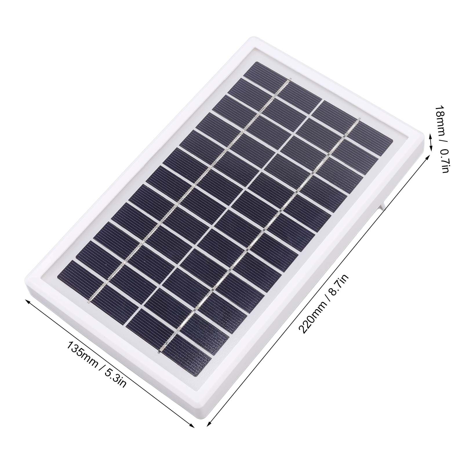 Portable Solar Panel DC 12V 3W High Conversion Efficiency Semi Flexible Solar Cell Panel for Mobile Phone Car V1294-YM0523-3114220039311