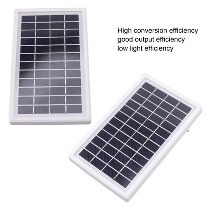 Portable Solar Panel DC 12V 3W High Conversion Efficiency Semi Flexible Solar Cell Panel for Mobile Phone Car V1294-YM0523-3114220039311