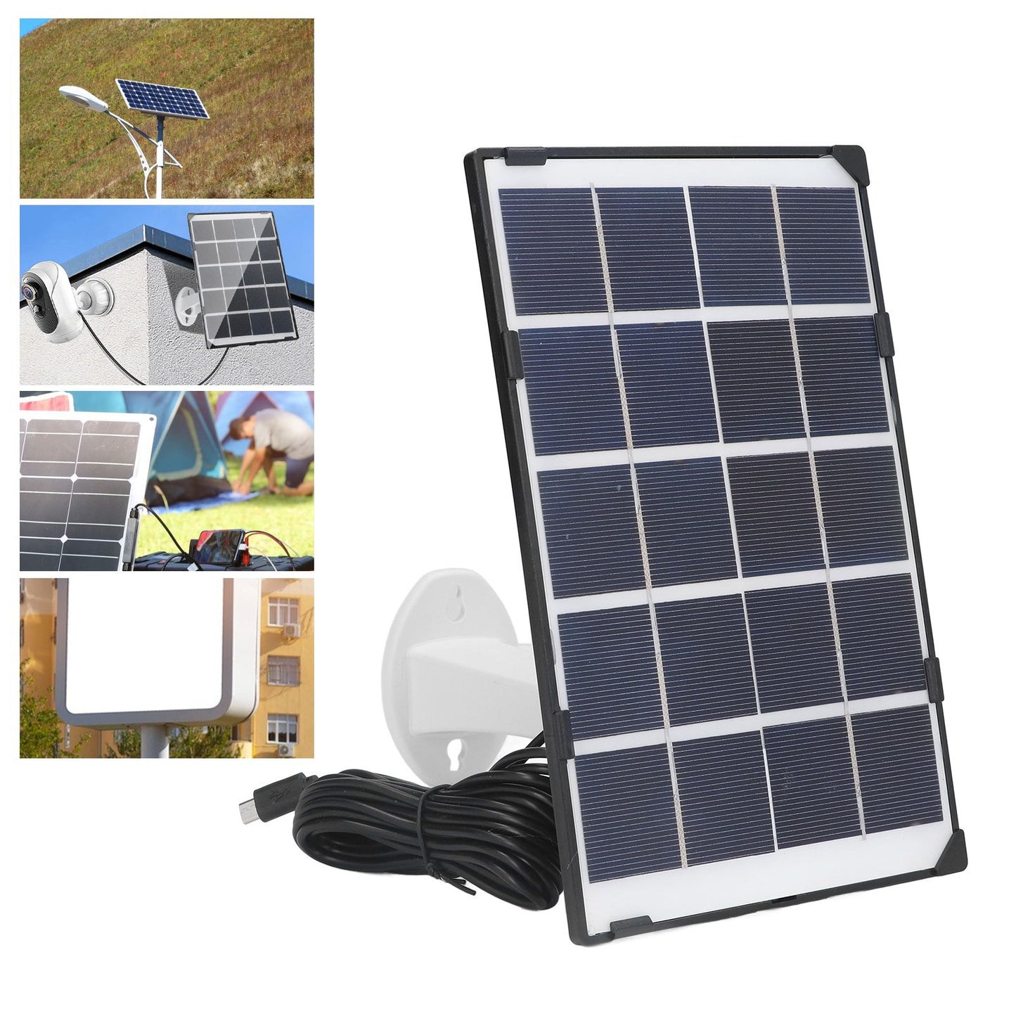 5W Solar Panel Multifunction High Efficiency Polycrystalline Silicon Portable Solar Panel Kit for Boat V1294-YM0523-3114220039411