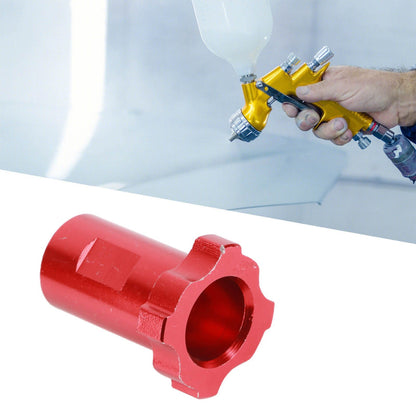 Spray Cup Connector Stainless Steel Disposable Pot Connector Airbrush Adapter Watering Can Connector Internal V1294-YM0523-3114220040111