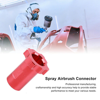 Spray Cup Connector Stainless Steel Disposable Pot Connector Airbrush Adapter Watering Can Connector Internal V1294-YM0523-3114220040111