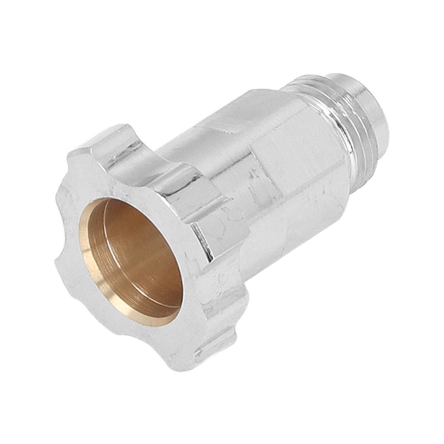 Spray Cup Connector Stainless Steel Disposable Pot Connector Airbrush Adapter Watering Can Connector External V1294-YM0523-3114220040112