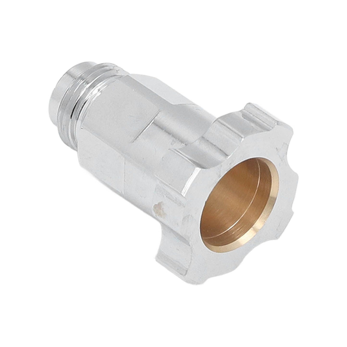 Spray Cup Connector Stainless Steel Disposable Pot Connector Airbrush Adapter Watering Can Connector External V1294-YM0523-3114220040112