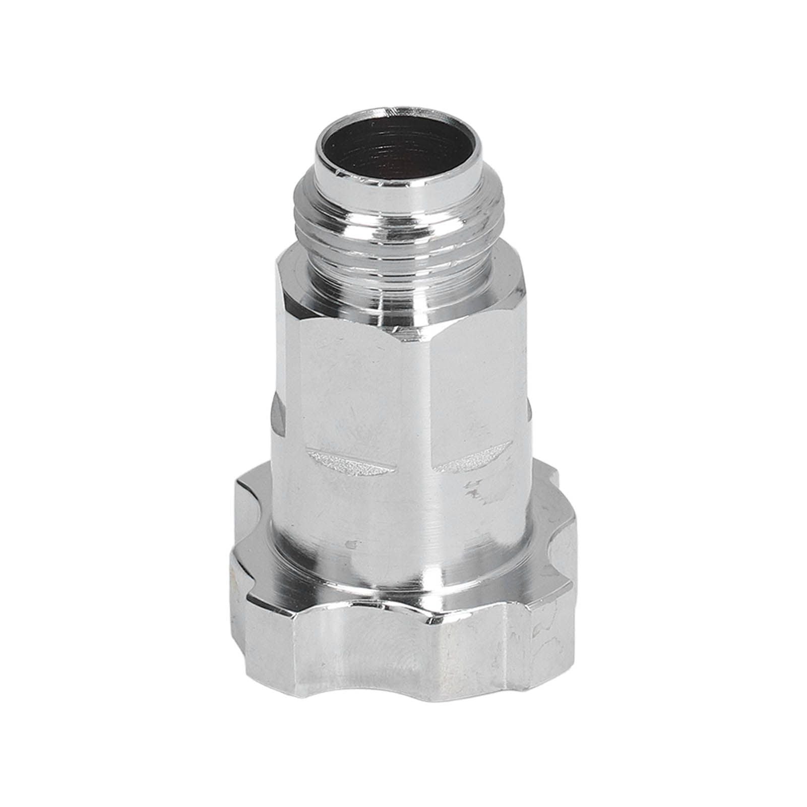 Spray Cup Connector Stainless Steel Disposable Pot Connector Airbrush Adapter Watering Can Connector External V1294-YM0523-3114220040112