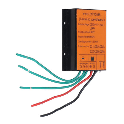 Wind Charge Controller 48V 600W MPPT Low Voltage Charging IP67 Protection Step Up Wind Energy Controllers 10A V1294-YM0523-3114220040312