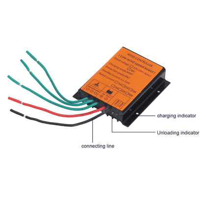 Wind Charge Controller 48V 600W MPPT Low Voltage Charging IP67 Protection Step Up Wind Energy Controllers 10A V1294-YM0523-3114220040312