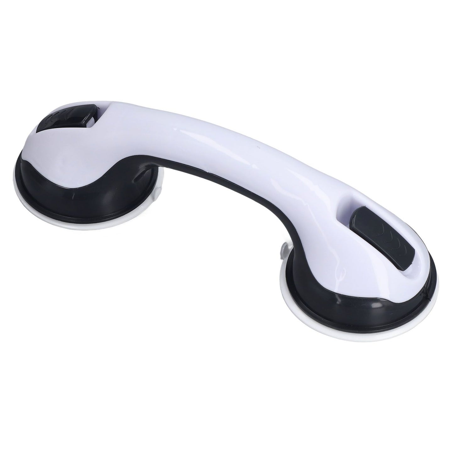 2pcs Shower Handle Curved Design Double Lock Security Toolless Installation Plastic Shower Support Bar for V1294-YM0523-3114220041111