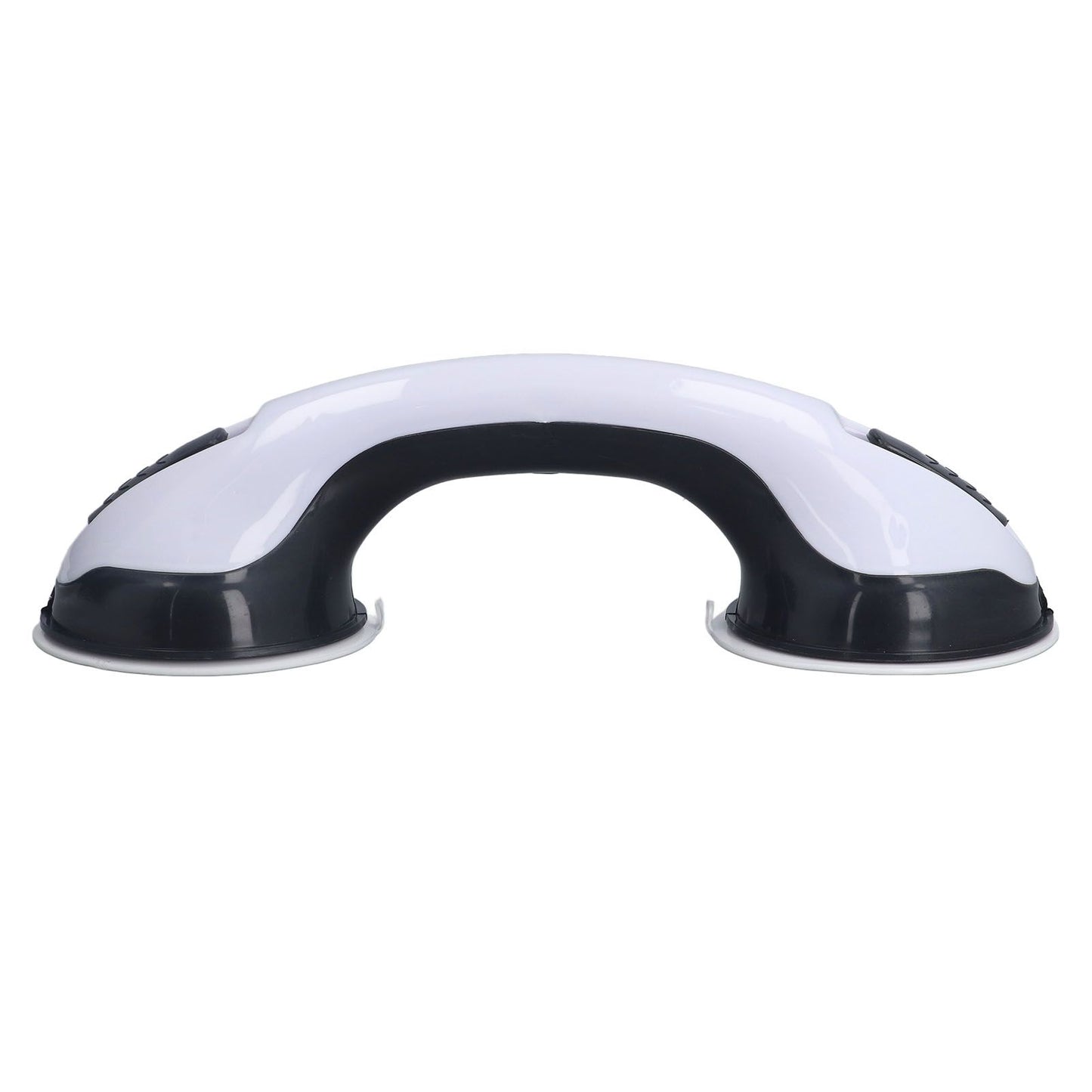 2pcs Shower Handle Curved Design Double Lock Security Toolless Installation Plastic Shower Support Bar for V1294-YM0523-3114220041111
